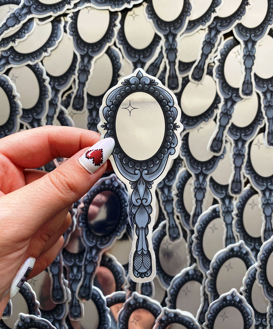Mirror Sticker - Etsy