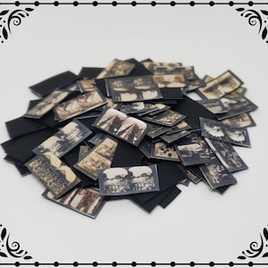 99 Stereographs 1/12 Dollhouse Miniature Stereoviewer Slides Printable Digital Download