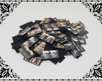 99 Stereographs 1/12 Dollhouse Miniature Stereoviewer Slides Printable Digital Download
