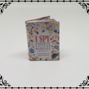 Ich spioniere Buch 1:12 Puppenhaus Miniatur druckbare digitaler Download