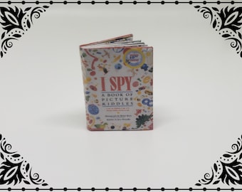 I Spy Book 1/12 Dollhouse Miniature Printable Digital Download