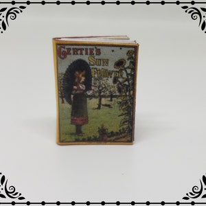 Gertie&#39;s Sun Flower 1/12 Dollhouse Miniature Printable Digital Download