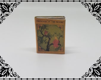 Princess in the Wood Book 1/12 Dollhouse Miniature Printable Digital Download