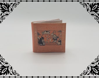 The Baby's Opera Book 1/12 Dollhouse Miniature Printable Digital Download