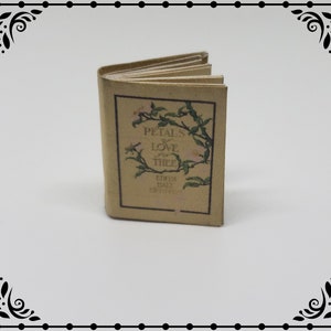 Blütenblätter der Liebe für dich Buch 1:12 Puppenhaus Miniatur druckbare digitaler Download