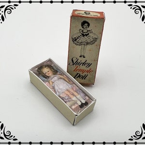 Shirley Temple Doll in Box 1/12 Dollhouse Miniature Printable Digital Download