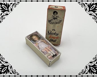Shirley Temple Doll in Box 1/12 Dollhouse Miniature stampabile Download digitale