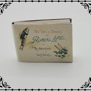 Political Life Book 1/12 Dollhouse Miniature Printable Digital Download