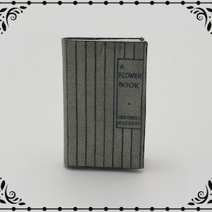 Eine Blume Buch 1:12 Puppenhaus Miniatur druckbare digitaler Download