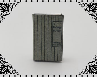 A Flower Book 1/12 Dollhouse Miniature Printable Digital Download