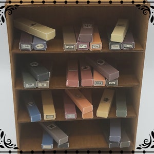 Wand Boxes and Labels 1/12 Dollhouse Miniature Printable Digital Download