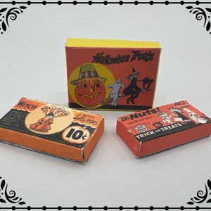 Halloween Candy Boxes 1/12 Dollhouse Miniature Printable Digital Download