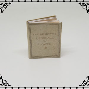 Sprache der Blumen Buch 1:12 Puppenhaus Miniatur druckbare digitaler Download