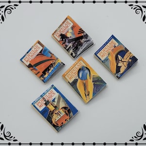 Popular Mechanics Magazine 1/12 Dollhouse Miniature Printable Digital Download