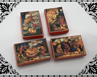 Halloween Boxes 1/12 Dollhouse Miniature Printable Digital Download