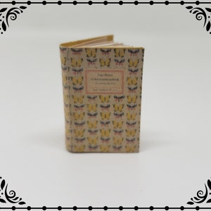 Papillon livre 1/12 Dollhouse Miniature imprimable téléchargement numérique