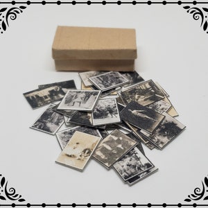 Erinnerungen Box und Fotografien 1/12 Puppenhaus Miniatur druckbare digitaler Download