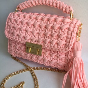 Bolso/Bolso hecho a mano/Bolso tejido a mano/Bolso de crochet/Bolso de punto/Bolso rosa/Bolso negro/Bolso de diseñador/Bolso de lujo/Bolso de hombro/Bolso de lujo/Bolso de mujer