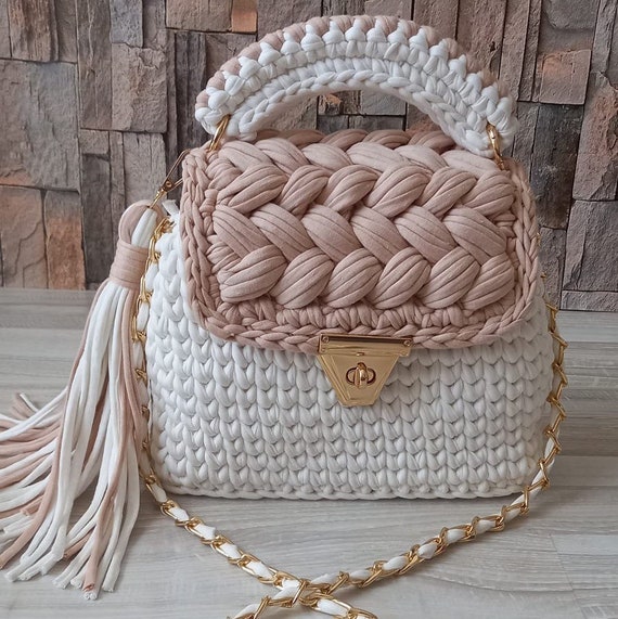 Bag handmade Bag hand Woven Bag crochet Bag knitted Bag white Bag black Bag designer Bag luxury Bag shoulder Bag luxury Bag women s Bag Etsy Ireland