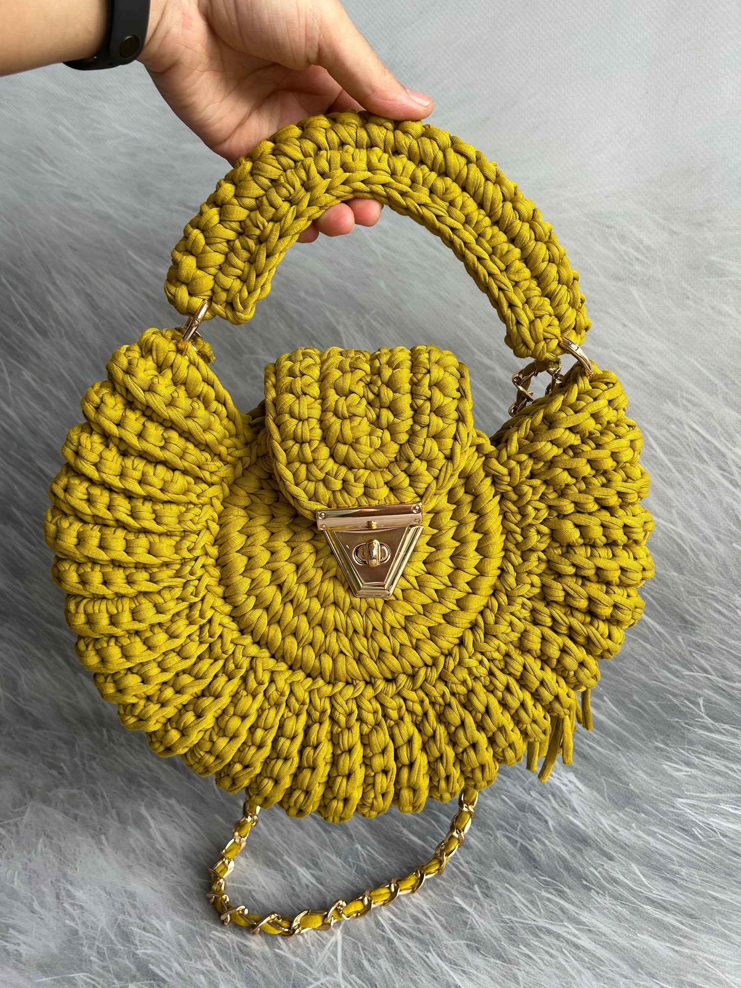Handmade Bag/Hand Woven Bag/Crochet Bag/Knitted Bag/Pink Bag/Designer Bag/Luxury Bag/Shoulder Bag/Luxury Bag/Women's Bag