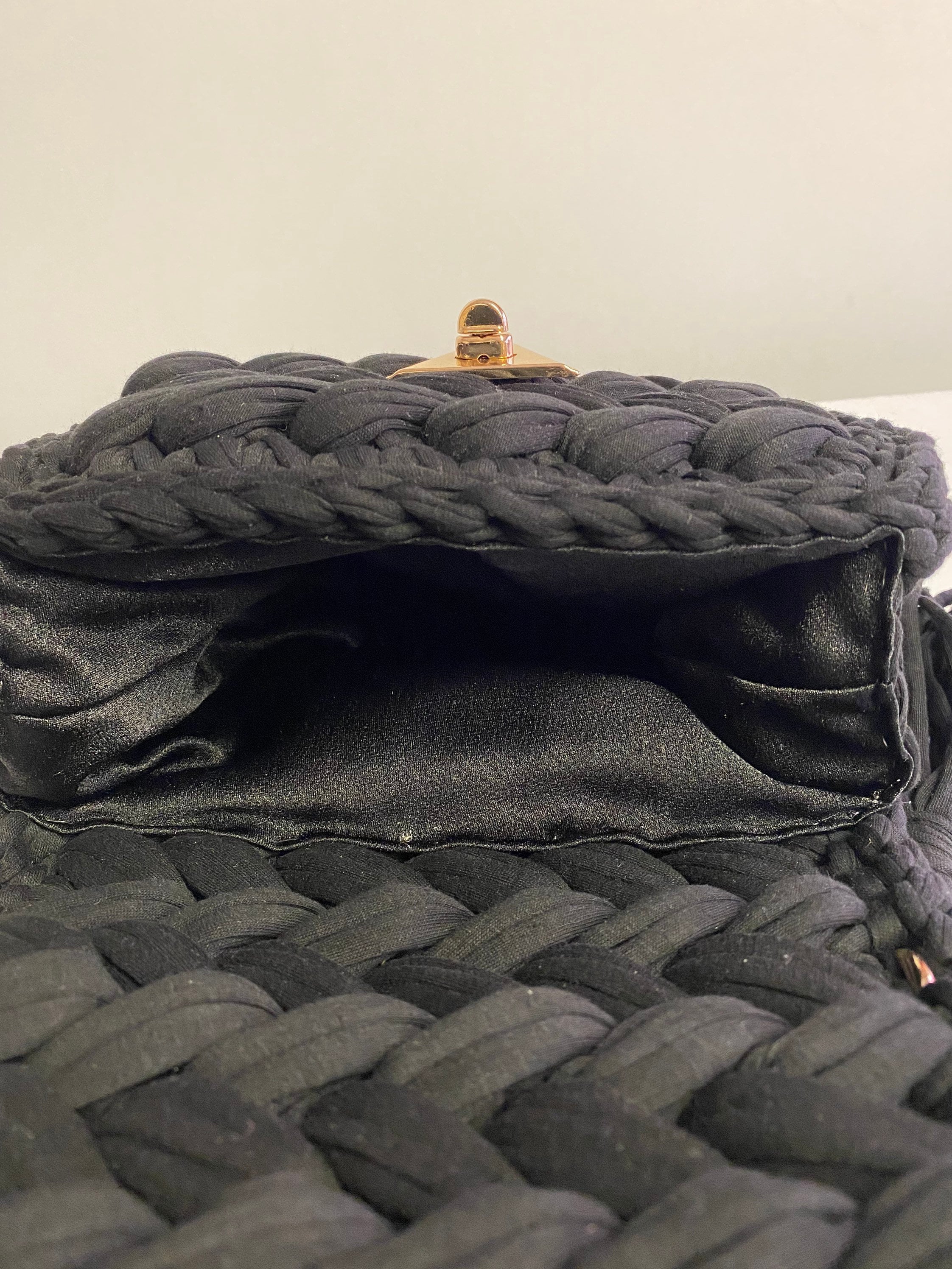 Bag/handmade Bag/hand Woven Bag/crochet Bag/knitted Bag/dark - Etsy