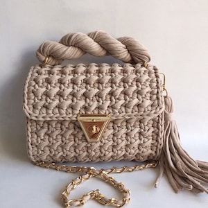 Tasche/Handgefertigte Tasche/Handgewebte Tasche/Häkeltasche/Stricktasche/BULK SALE/Alle Farbe /Designer-Tasche/Luxus-Tasche/Schultertasche/Frauentasche