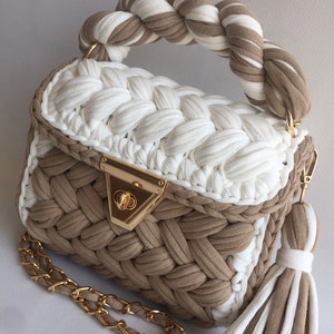Sac multicolore/Sac fait main/Sac tissé à la main/Sac au crochet/Sac en tricot/Sac à main à bandoulière/Sac de créateur/Sac de luxe/Sac en bandoulière/Sac femme/Cadeaux