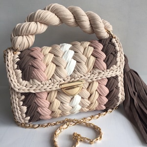 Multi Farbe Tasche/Hand gewebte Tasche/Häkeltasche/Stricktasche/Bunte Tasche/Schwarze Tasche/Designer Tasche/Frauen-tasche/Luxus Tasche/Schultertasche/Luxus Tasche