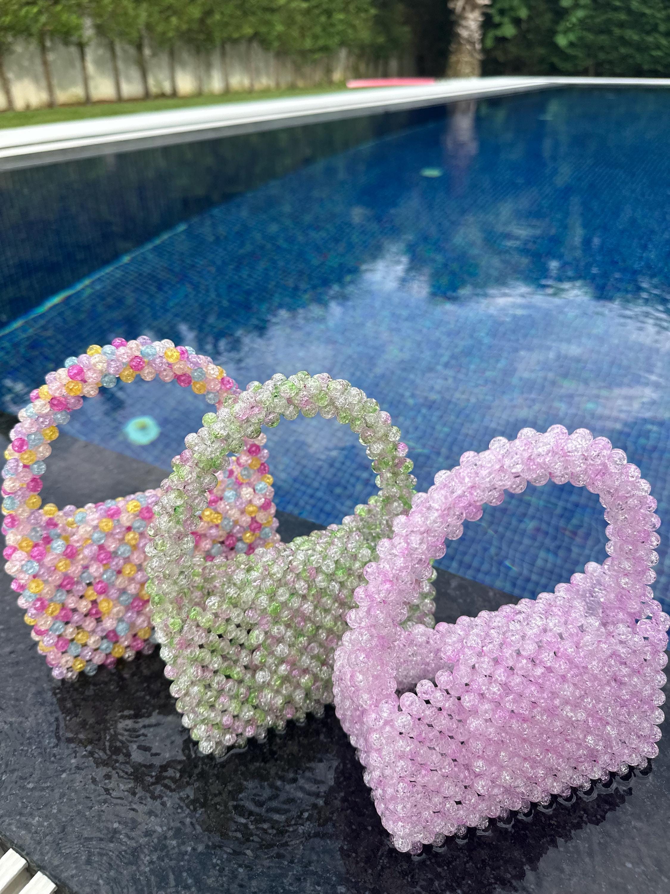 カラフルなビーズバッグ / 高級ビーズバッグ / イブニングバッグ
