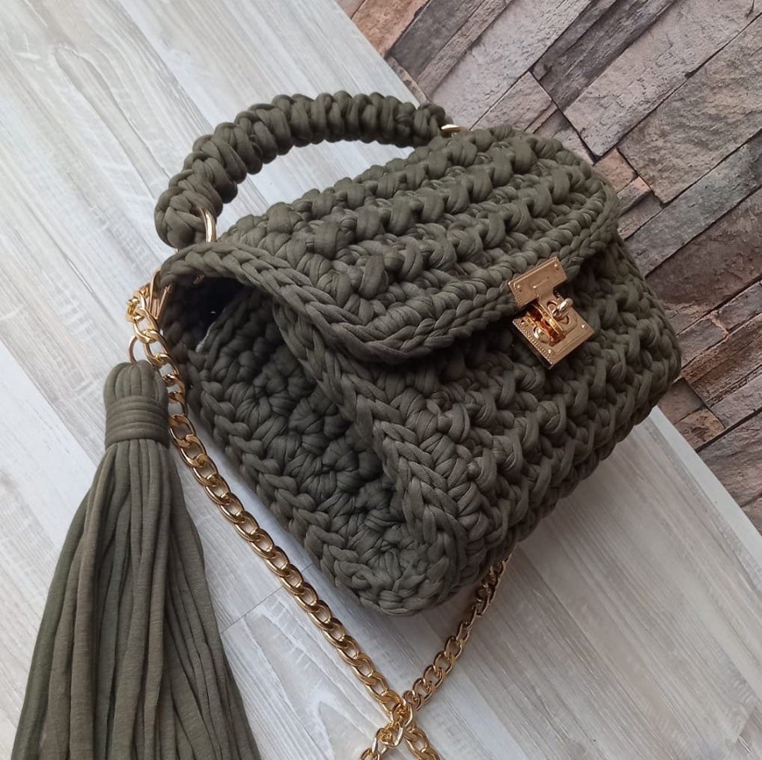 Bag handmade Bag hand Woven Bag crochet Bag knitted Bag white Bag black Bag designer Bag luxury Bag shoulder Bag luxury Bag women s Bag Etsy