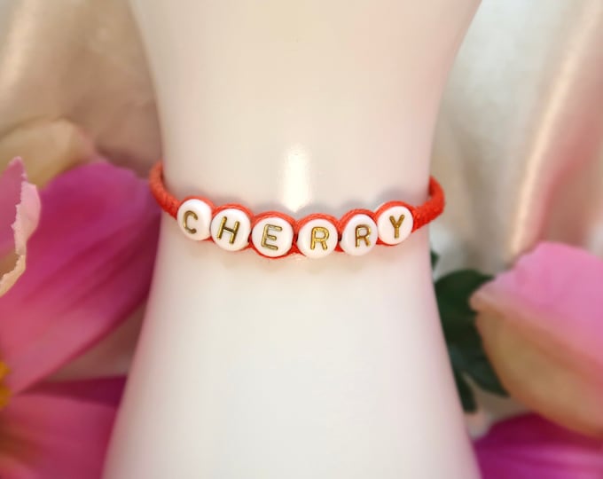 Harry Styles Cherry Fine Line Bracelet