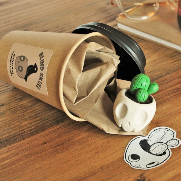 MYSTERY Box - Skull - Blind Box & Sticker | Cute Art Collectables Décor |