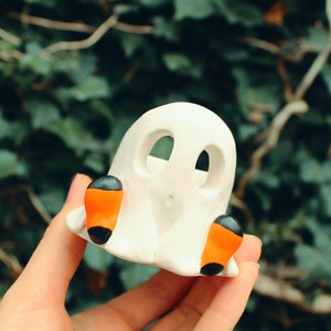 Ghost Tealight Holder | Customisable | Candle | Cute | Halloween|