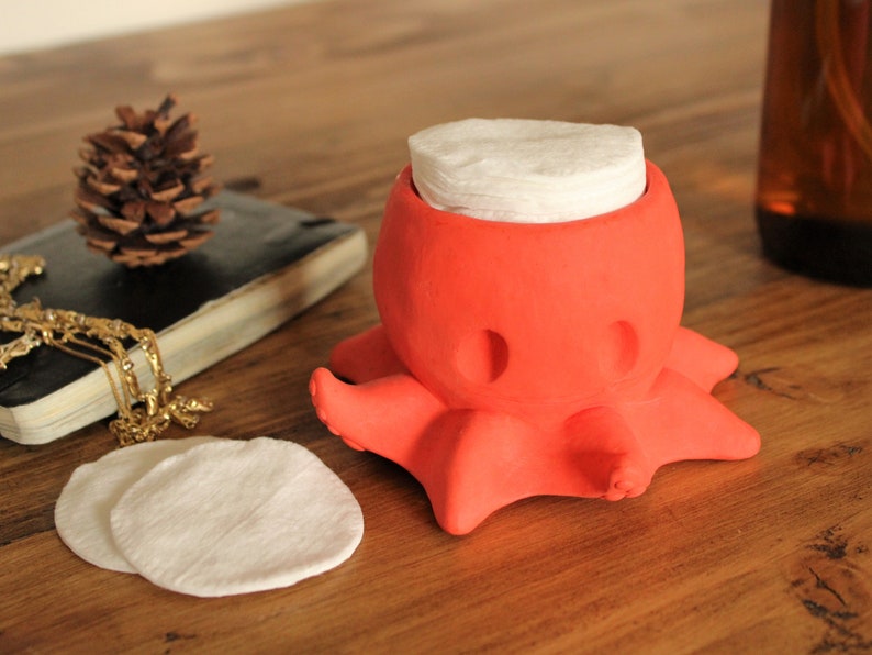 Octopus Pot Storage Pencil/Pen Candle Holder Planter image 3