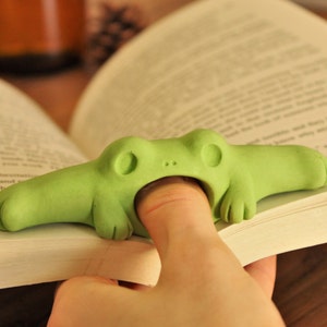 Frog Book Page Holder | Book Accessories | Reading Gift