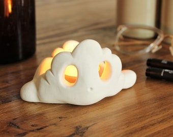 Cloud Candle Holder | Tealight | Ceramic Cute Gift |