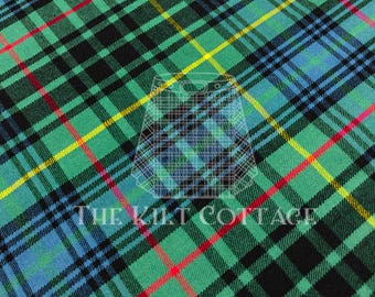 Stewart Hunting Ancient Tartan -Homespun 100% Acrylic 16 oz Tartan Fabric - 54" Width - Running Yards- Kilt Making Fabric -Machine Washable