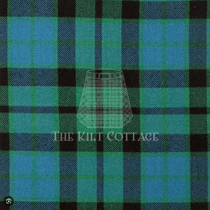 Mackay Ancient Tartan - Homespun 100% Acrylic 16 oz Tartan Fabric - 54 Inches Width - Running Yards- Kilt Making Fabric -Machine Washable