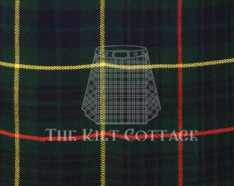 Stewart Hunting Tartan -Homespun 100% Acrylic 16 oz Tartan Fabric - 54 Inches Width - Running Yards- Kilt Making Fabric -Machine Washable