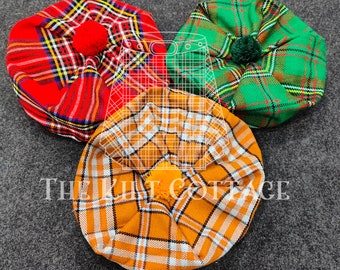 Vintage Royal Stewart Tartan Beret – 100% Wool – Made in  display picture 1