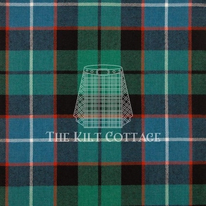 Mitchel Ancient Tartan -Homespun 100% Acrylic 16 oz Tartan Fabric - 54&quot; Width - Running Yards- Kilt Making Fabric - Machine Washable