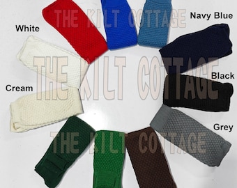Men's Scottish Traditional Kilt Socks - Kilt Hose - Size S to 2XL - Soft Acrylic Material - Wedding & Formal Wear Accessories