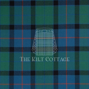 Flower of Scotland Tartan- Homespun 100% Acrylic 16 oz Tartan Fabric -54 Inches Width -Running Yards- Kilt Making Fabric -Machine Washable