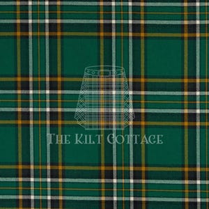 Irish National Tartan- Homespun 100% Acrylic 16 oz Tartan Fabric -54 Inches Width -Running Yards- Kilt Making Fabric -Machine Washable