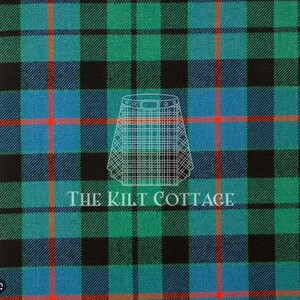 Morrison Ancient Tartan -Homespun 100% Acrylic 16 oz Tartan Fabric - 54&quot; Width - Running Yards- Kilt Making Fabric - Machine Washable