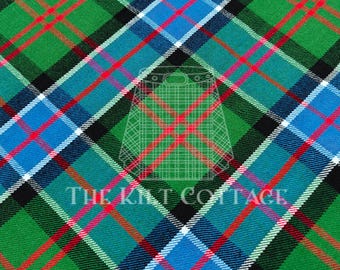 Sinclair Ancient Tartan -Homespun 100% Acrylic 16 oz Tartan Fabric -54" Width - Running Yards - Kilt Making Fabric -Machine Washable