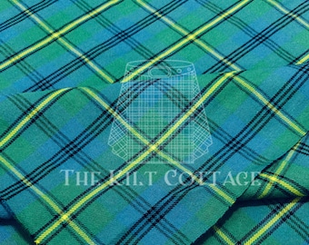 Johnston Ancient Tartan - Tela de tartán 100 % acrílico de 473 g - Ancho: 137 cm - Tamaño de la tela: 137 cm - Lavable a máquina