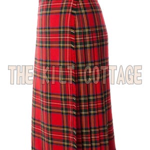 Women&#39;s Tartan Kilt - Tartan Maxi Kilted Skirt - Girls Hostess Skirt - Custom Made Ankle Length Skirt - 100+ Multi Plaid Tartan Skirts