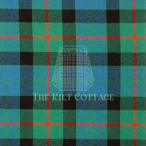 Gunn Ancient Tartan- Homespun 100% Acrylic 16 oz Tartan Fabric -54 Inches Width - Running Yards- Kilt Making Fabric- Machine Washable