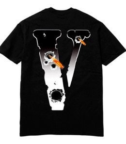 NEW! Vlone X Pop Smoke x Vlone Hawk Em’ Shirt Mens All Sizes